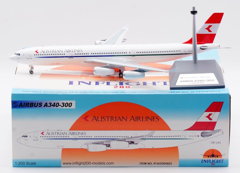 INFLIGHT 200 A340-313 AUSTRIAN AIRLINES REG: OE-LAL