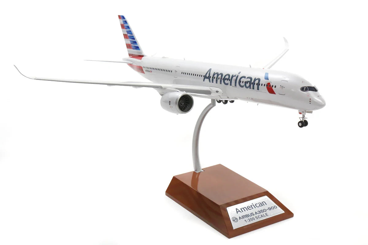 INFLIGHT 200 A350-900 AMERICAN AIRLINES (FLAPS DOWN) REG: N350AA WITH STAND