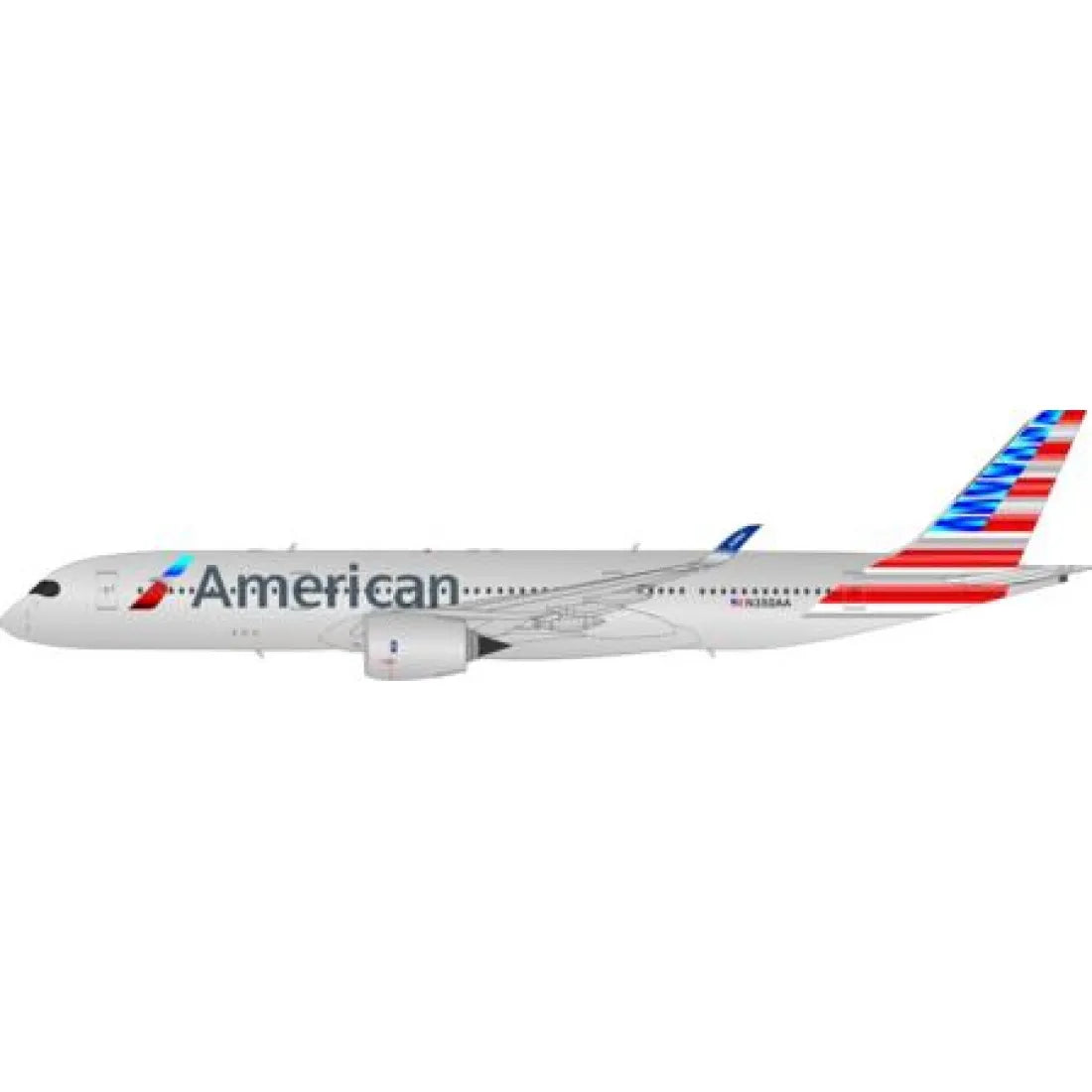 INFLIGHT 200 A350 AMERICAN AIRLINES FLAPS UP REG N350AA