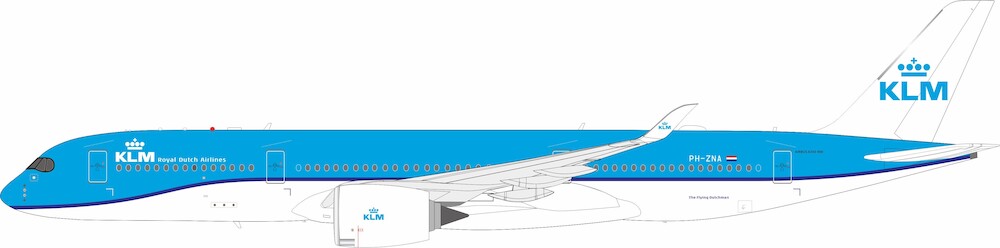 INFLIGHT 200 A350-900 ROYAL DUTCH AIRLINES (KLM) "FIRST AIRBUS A350" REG: PH-ZNA
