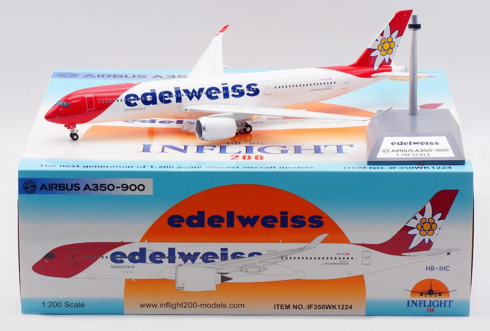 INFLIGHT 200 A350-900 EDELWEISS AIR REG: HB-IHC
