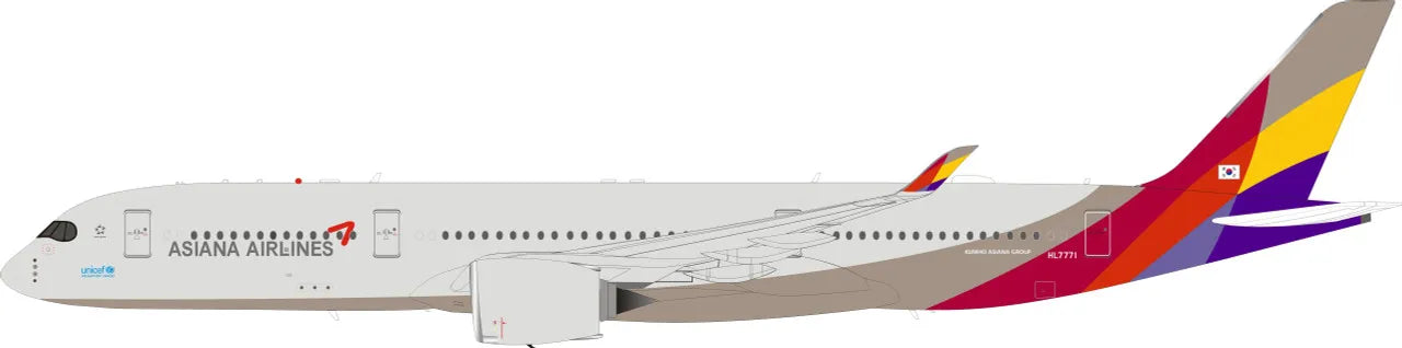 INFLIGHT 200 ASIANA AIRLINES A350-900 REG: HL7771