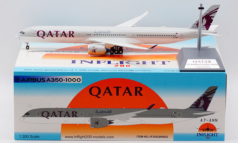 INFLIGHT 200 A350-1000 QATAR AIRWAYS REG: A7-ANN