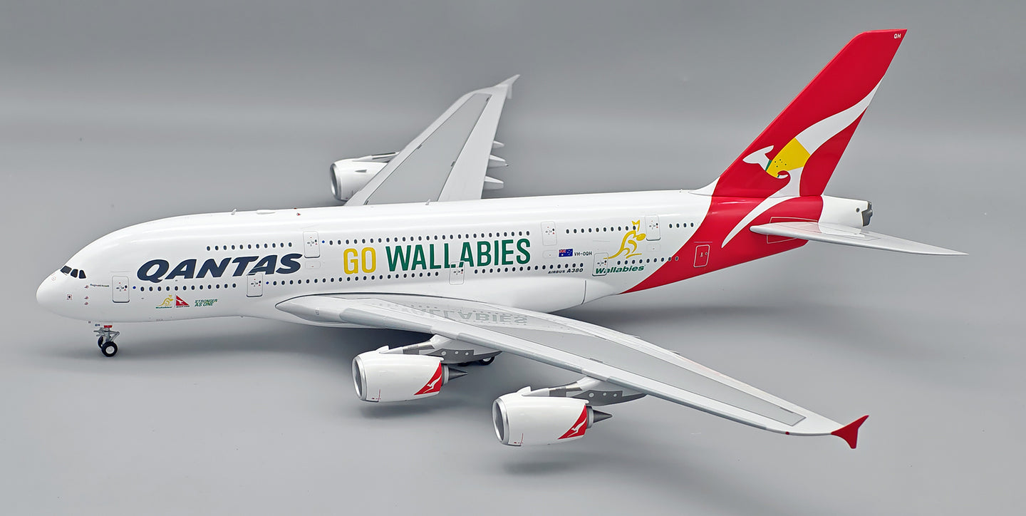INFLIGHT 200 A380-842 QANTAS AIRLINES "GO WALLABIES" REG: VH-OQH