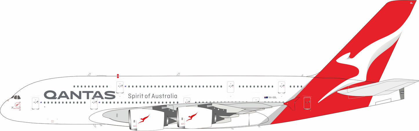 INFLIGHT 200 A380-842 QANTAS (NEW TOOLING) REG: VH-OQL