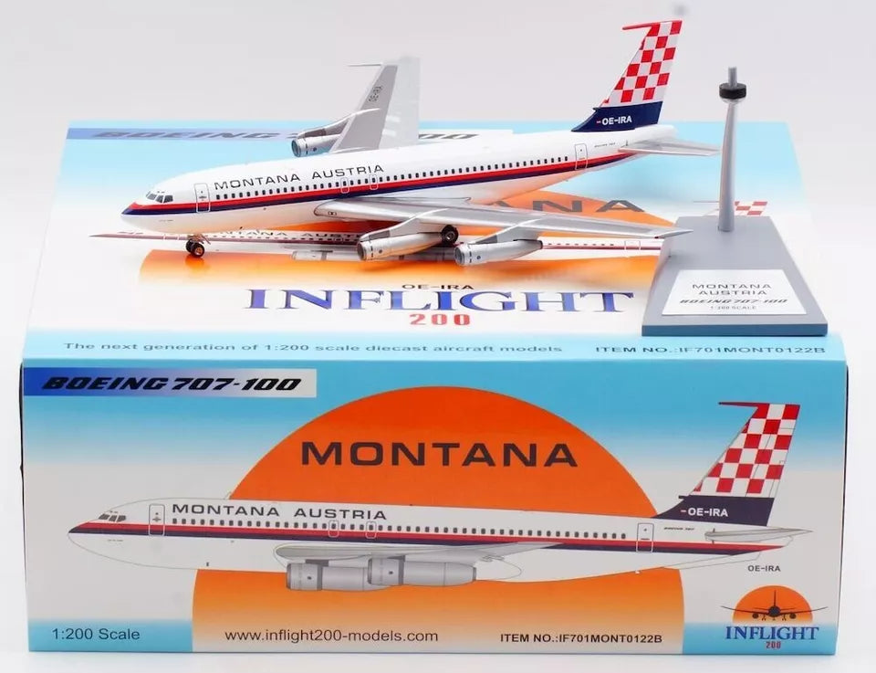 INFLIGHT 200 B707-100 MONTANA REG: OE-IRA