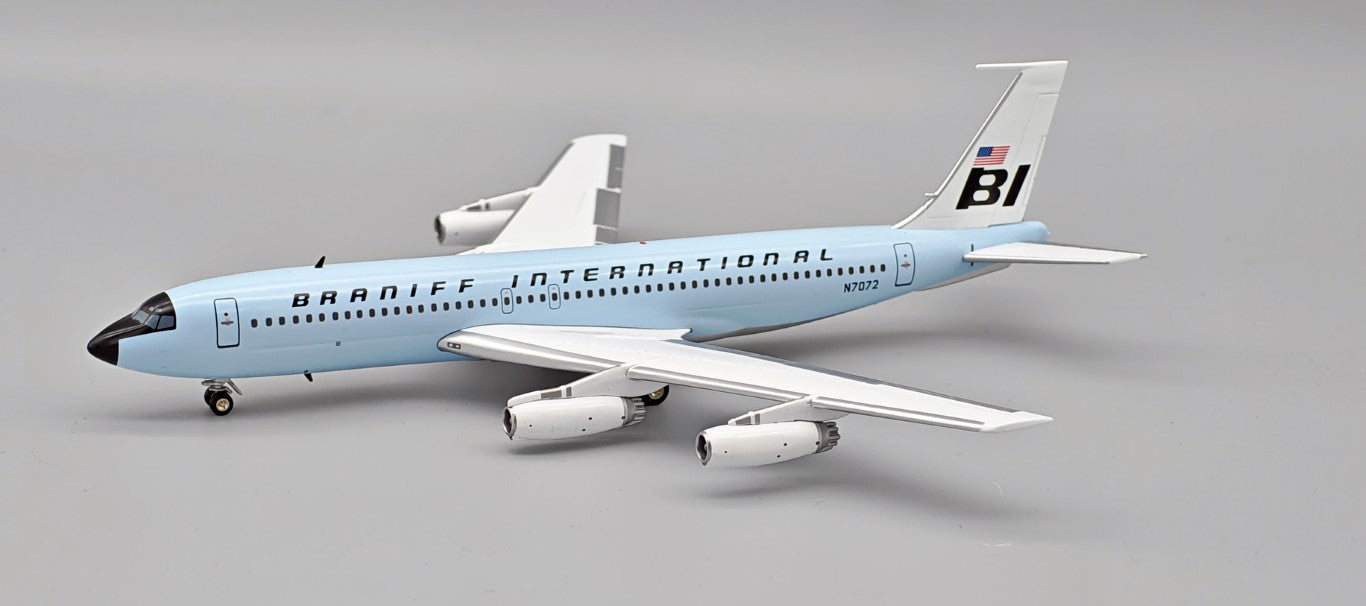 INFLIGHT 200 B707-227 SUPER JET BRANIFF "LIGHT SKY BLUE" REG: N7072