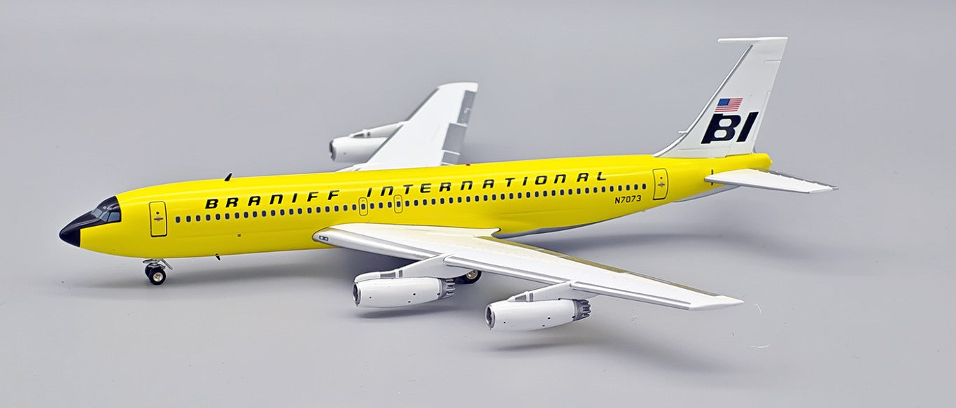 INFLIGHT 200 B707-227 SUPER JET BRANIFF "LEMON YELLOW" REG: N7073
