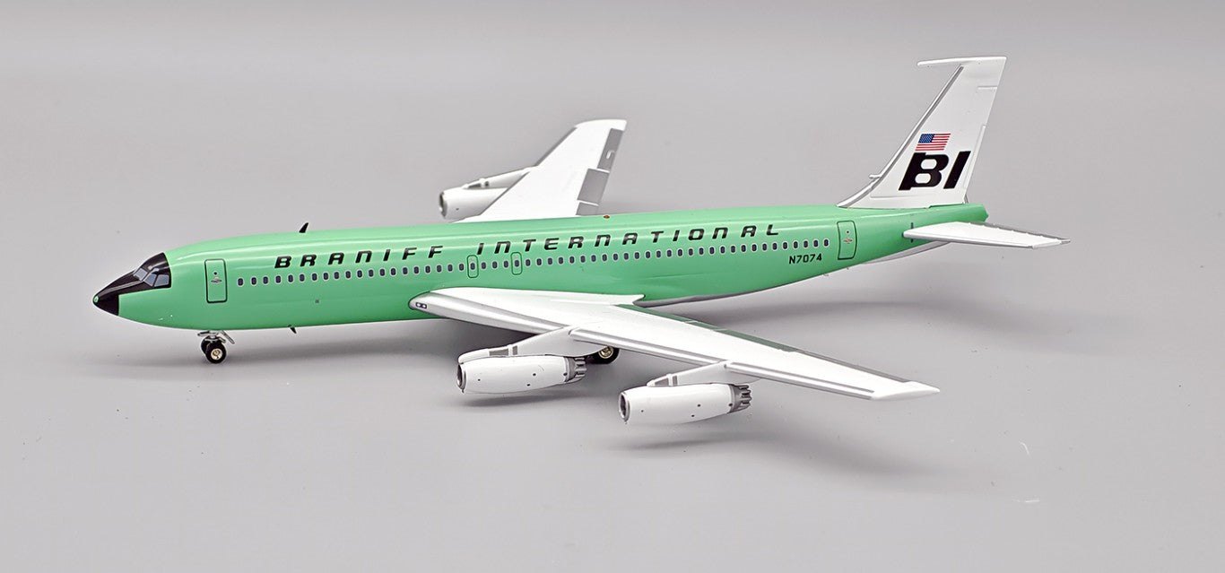 INFLIGHT 200 B707-227 SUPER JET BRANIFF "TURQUOISE" REG: N7074