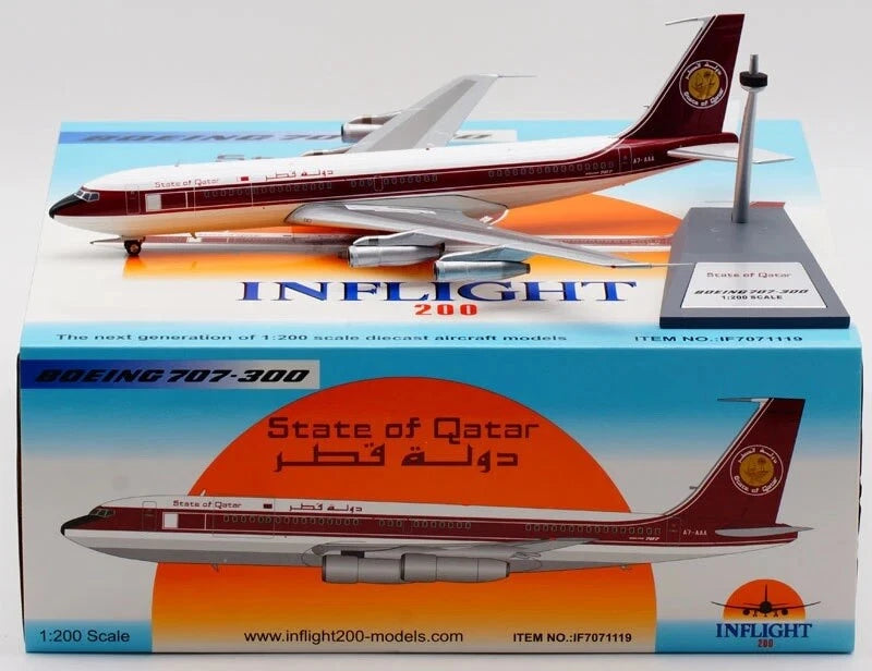 INFLIGHT 200 B707-300 STATE OF QATAR REG: A7-AAA