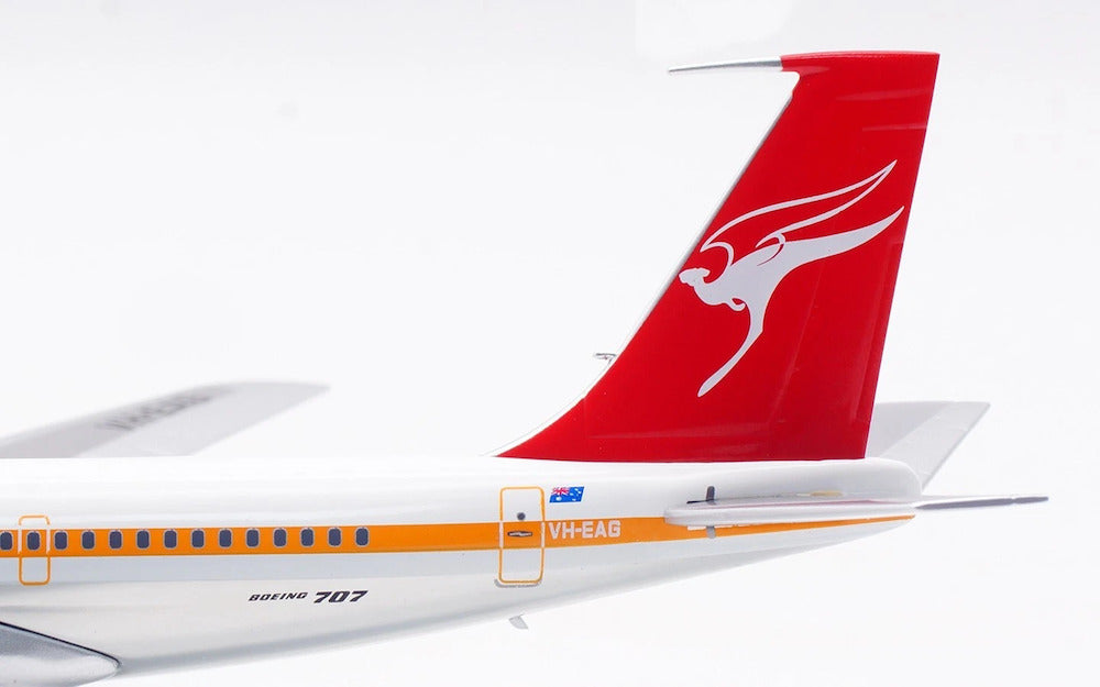 INFLIGHT 200 B707-338C QANTAS "LAST FLIGHT" (POLISHED) REG: VH-EAG