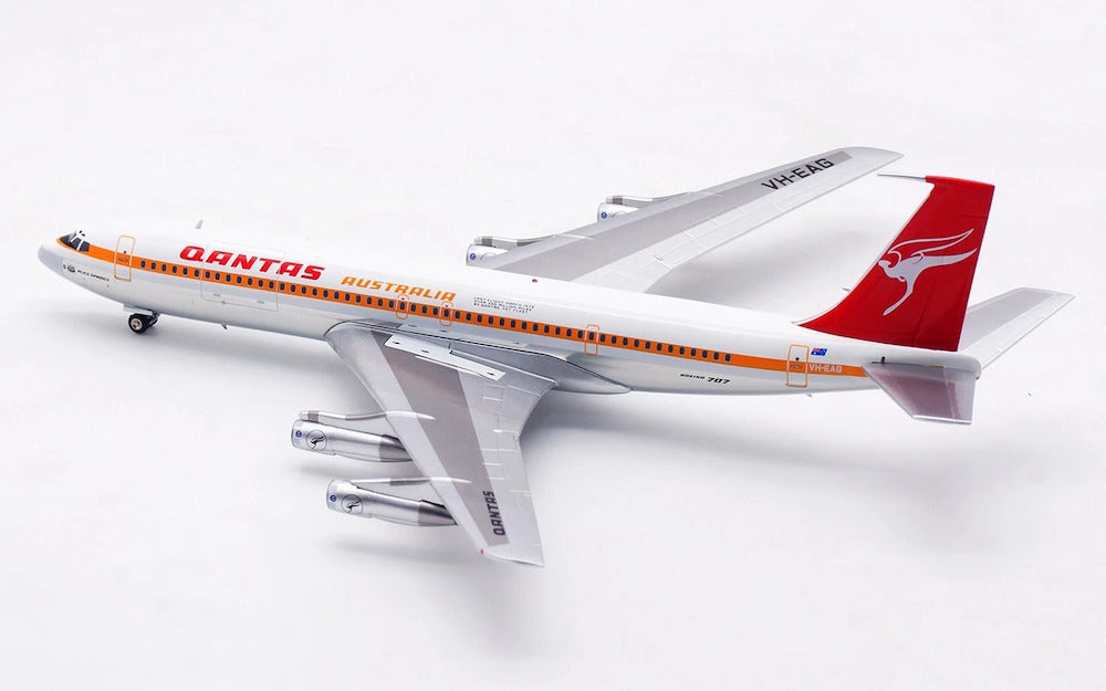 INFLIGHT 200 B707-338C QANTAS "LAST FLIGHT" (POLISHED) REG: VH-EAG