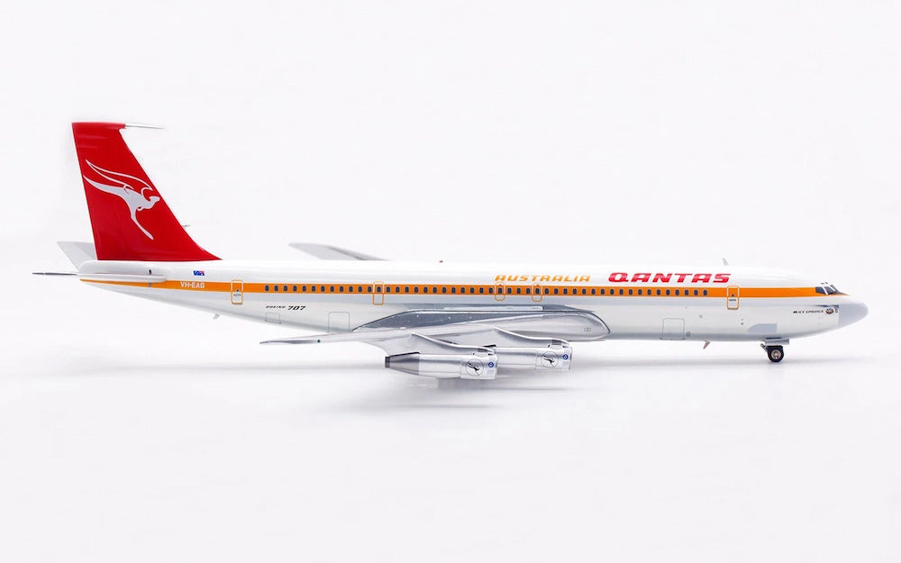 INFLIGHT 200 B707-338C QANTAS "LAST FLIGHT" (POLISHED) REG: VH-EAG