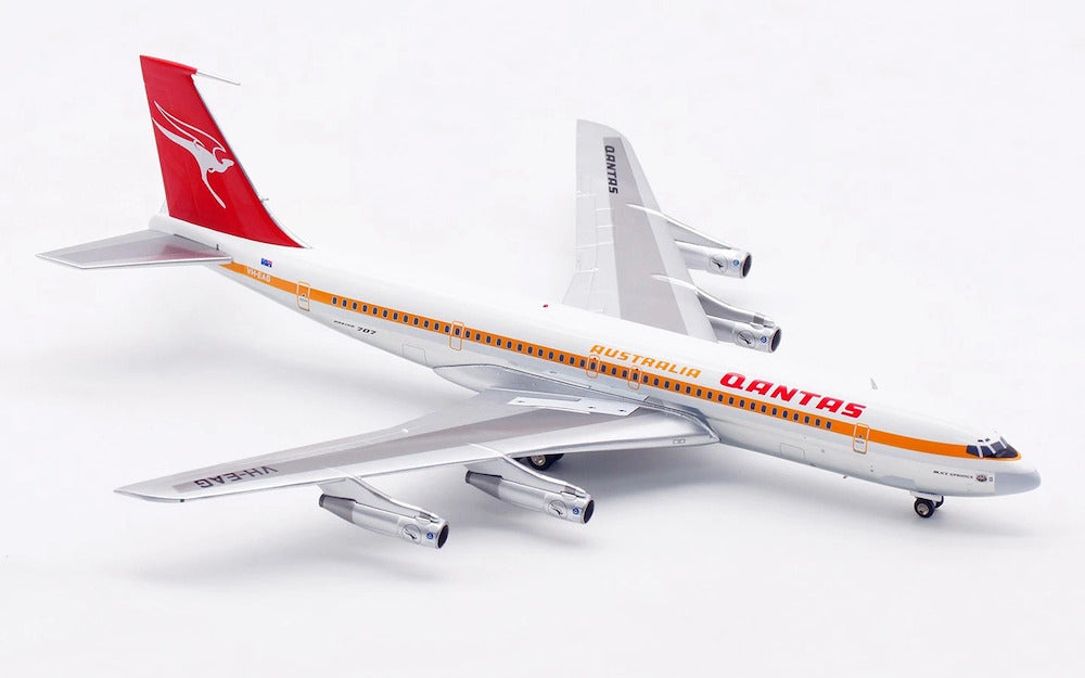 INFLIGHT 200 B707-338C QANTAS "LAST FLIGHT" (POLISHED) REG: VH-EAG