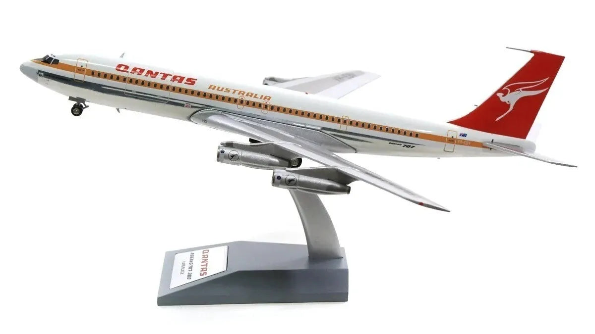 INFLIGHT200 B707-338C QANTAS (POLISHED) REG: VH-EBV