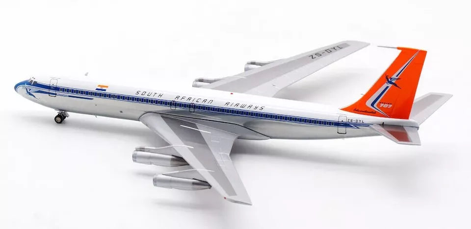 INFLIGHT 200 B707-300 SOUTH AFRICAN AIRWAYS (POLISHED) REG: ZS-DYL