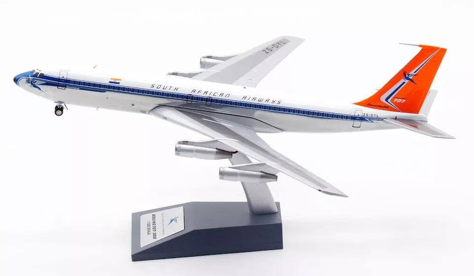 INFLIGHT 200 B707-300 SOUTH AFRICAN AIRWAYS (POLISHED) REG: ZS-DYL