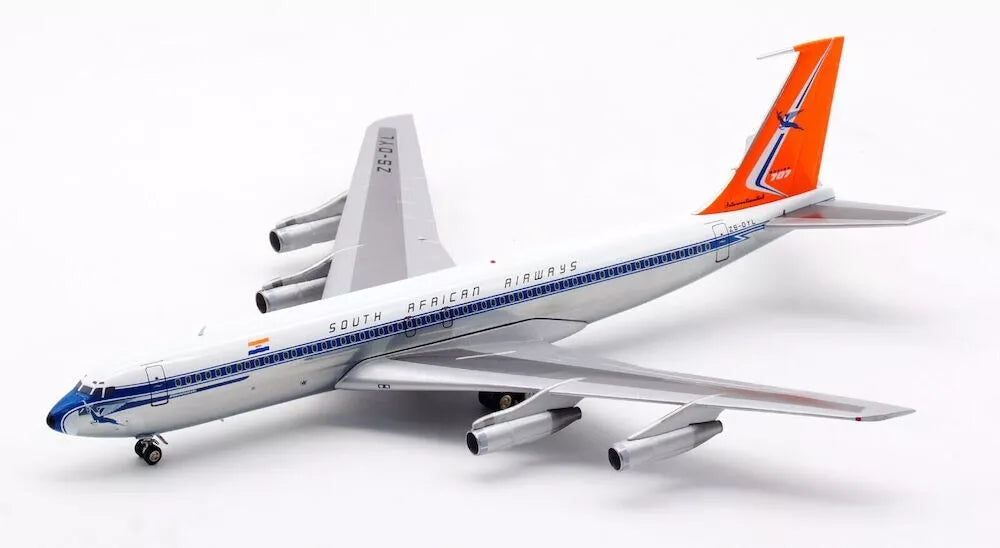 INFLIGHT 200 B707-300 SOUTH AFRICAN AIRWAYS (POLISHED) REG: ZS-DYL
