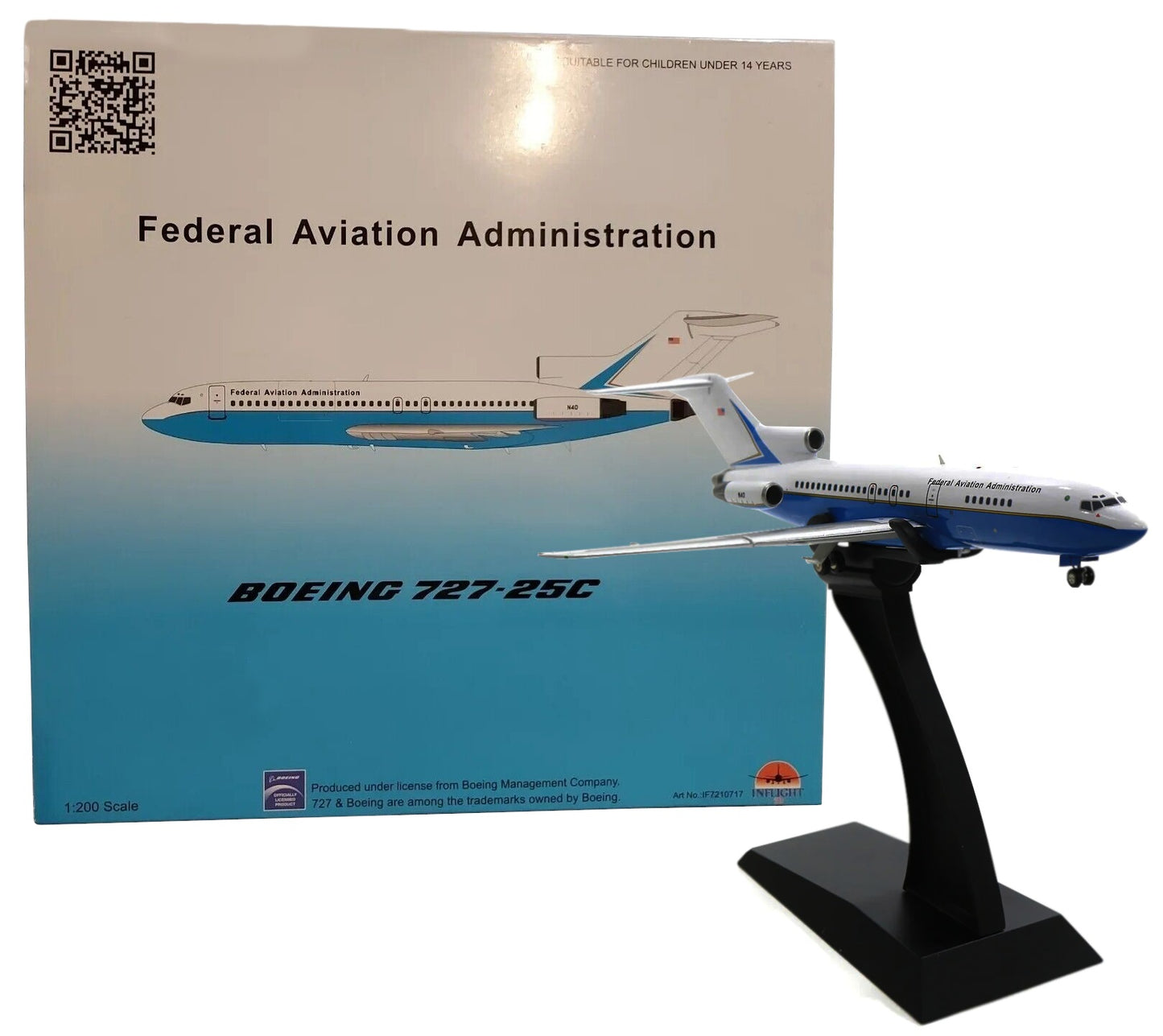 INFLIGHT 200 B727-25C FEDERAL AVIATION ADMINISTRATION REG: N40