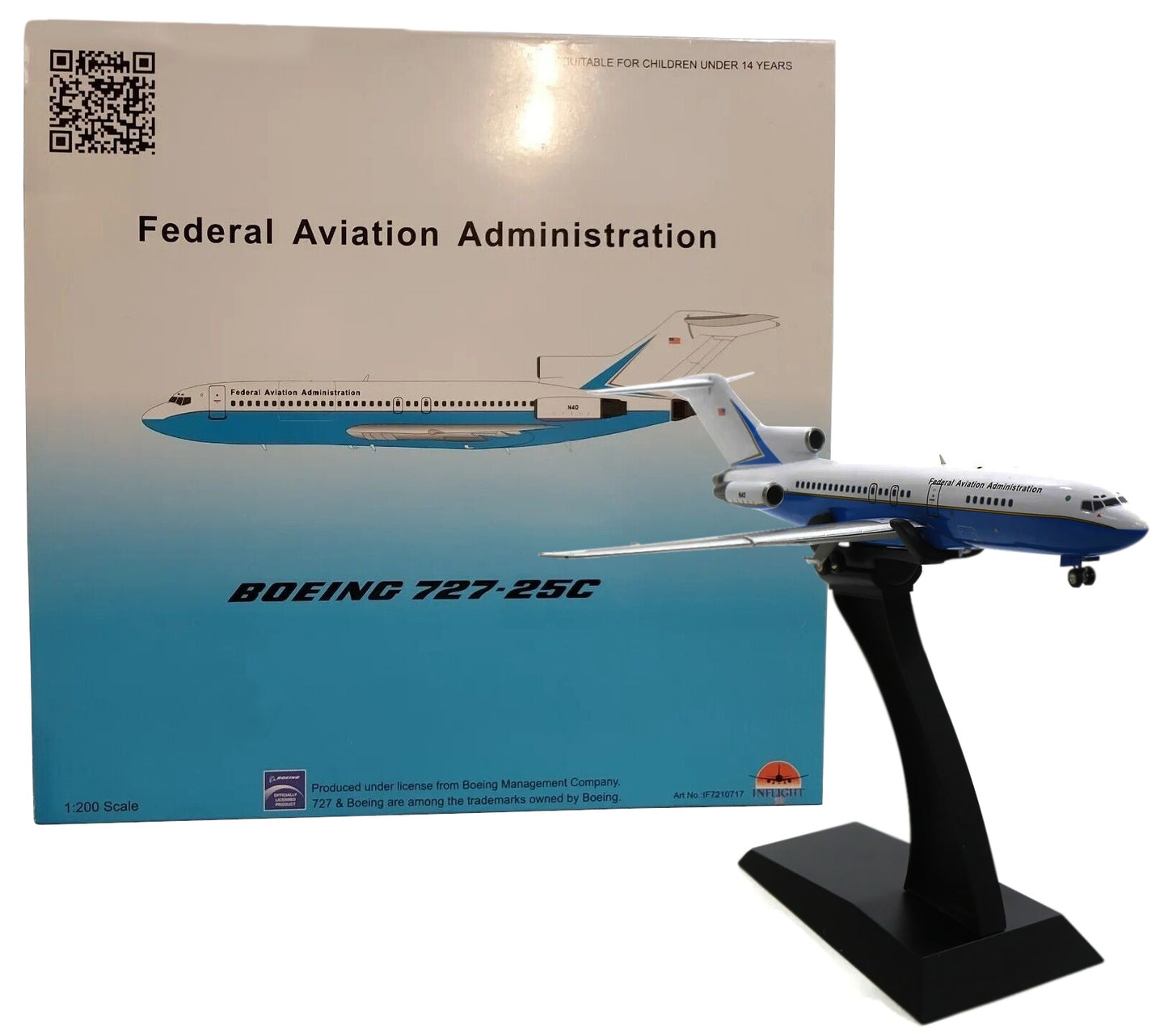 INFLIGHT 200 B727-25C FEDERAL AVIATION ADMINISTRATION REG: N40