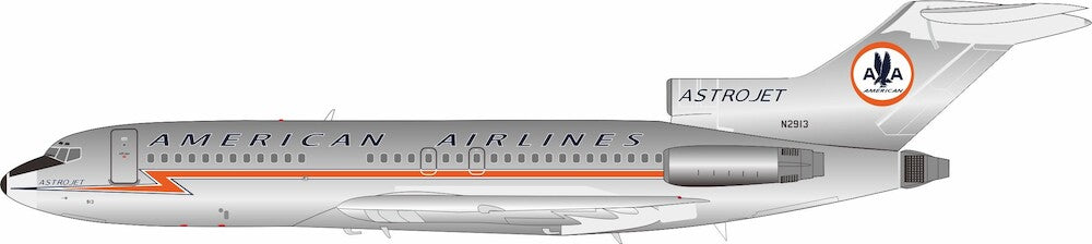 INFLIGHT 200 B727-23 AMERICAN AIRLINES (POLISHED) REG: N2913