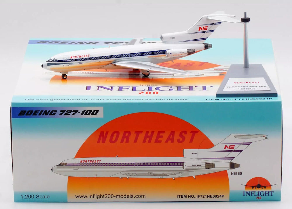 INFLIGHT 200 B727-100 NORTHEAST REG: N1632