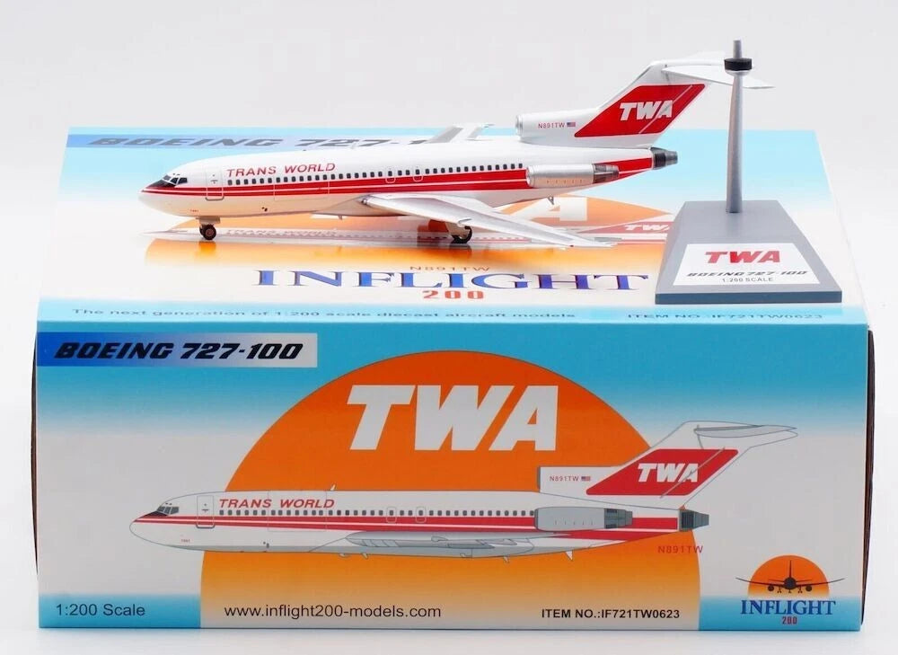 INFLIGHT 200 B727-31C TRANS WORLD AIRLINES (TWA) REG: N891TW