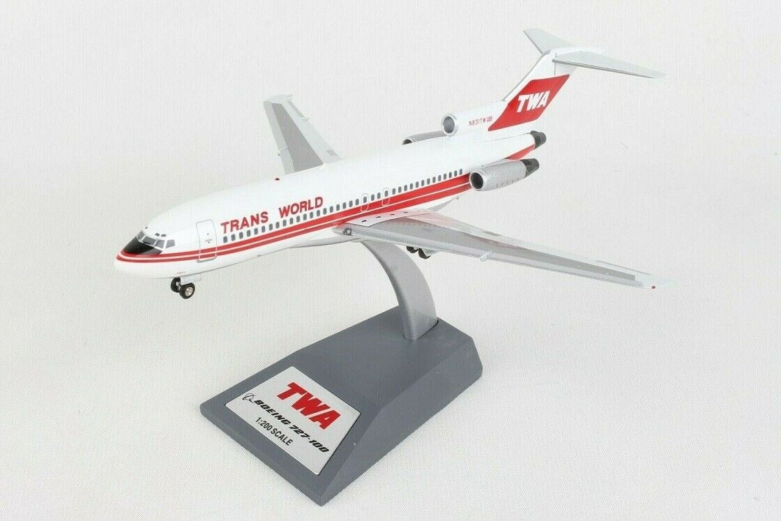 INFLIGHT 200 1/200 B727-31 TRANS WORLD AIRLINES REG: N831TW