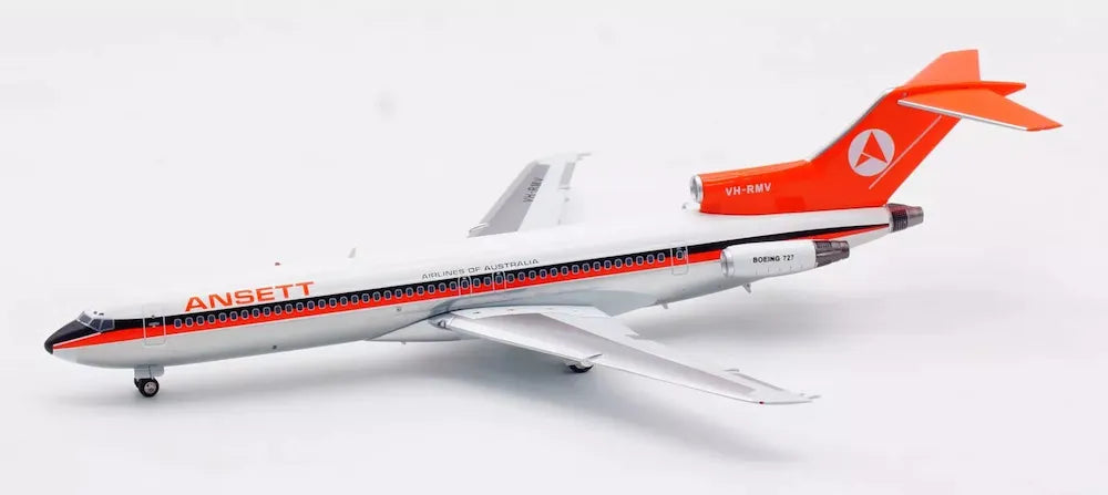 INFLIGHT 200 B727-200 ANSETT AIRLINES OF AUSTRALIA (POLISHED) REG: VH-RMV