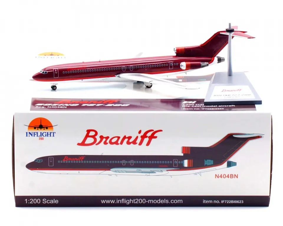 INFLIGHT 200 B727-2B7 BRANIFF INTERNATIONAL AIRWAYS REG: N404BN