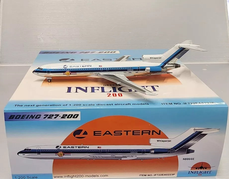 INFLIGHT 200 B727-200 EASTERN AIR LINES (POLISHED) REG: N8866E