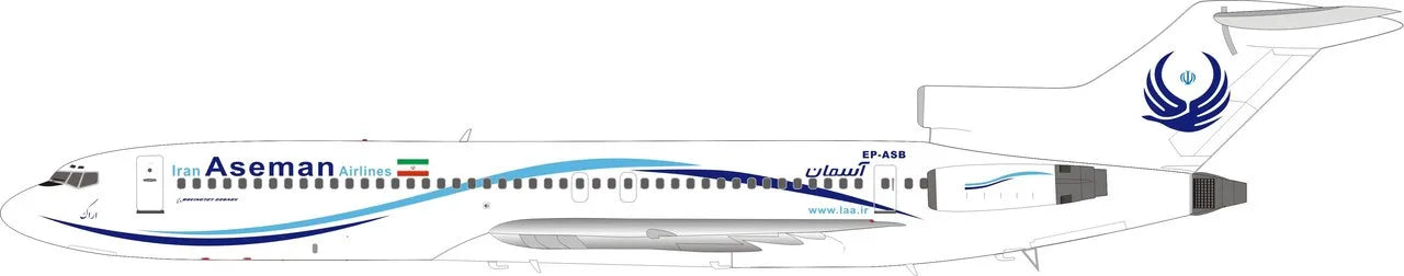 INFLIGHT 200 B727-200 IRAN ASEMAN AIRLINES REG: EP-ASB