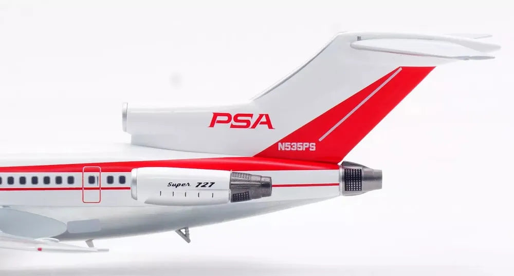 INFLIGHT 200 B727-200 (PSA) PACIFIC SOUTHWEST AIRLINES (POLISHED) REG: N535PS