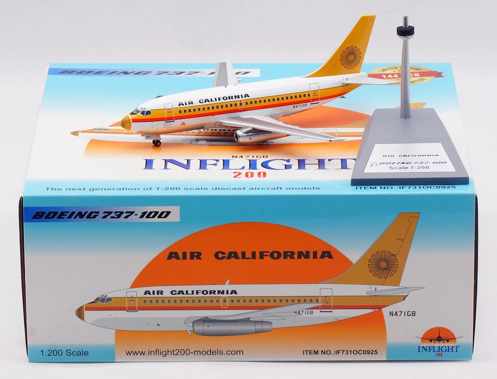 INFLIGHT 200 B737-159 AIR CALIFORNIA REG: N471GB