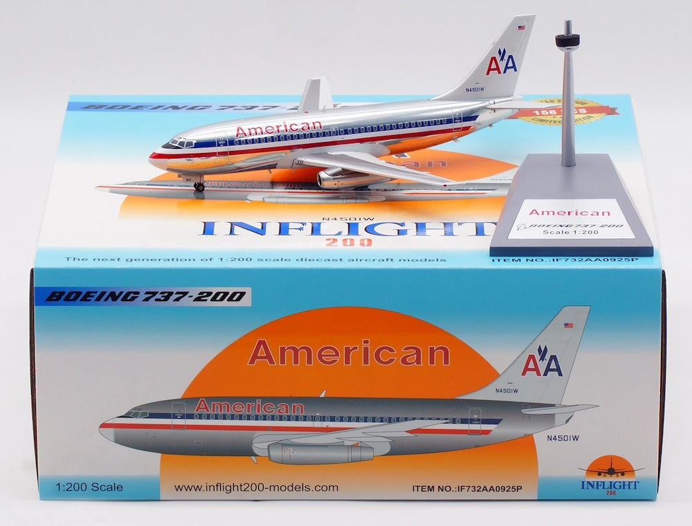 INFLIGHT 200 B737-247 AMERICAN AIRLINES (POLISHED) REG: N4501W