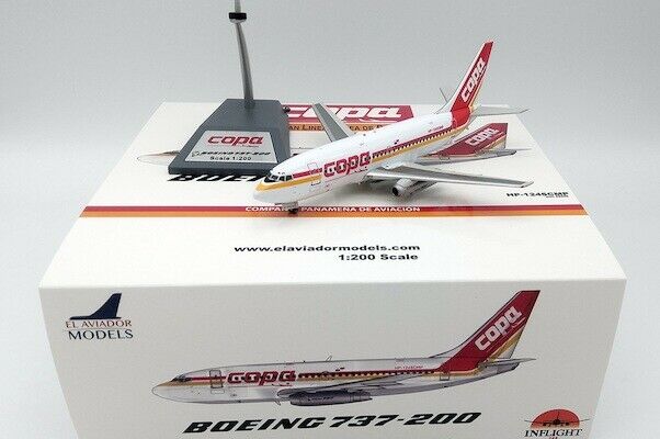 INFLIGHT 200 B737-200 COPA PANAMA REG: HP-1245CMP
