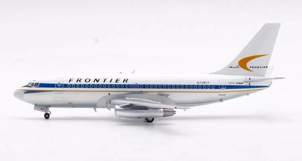 INFLIGHT 200 B737-2H4 FRONTIER AIRLINES (POLISHED) REG: N7381F