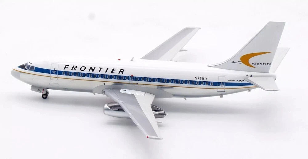 INFLIGHT 200 B737-2H4 FRONTIER AIRLINES (POLISHED) REG: N7381F