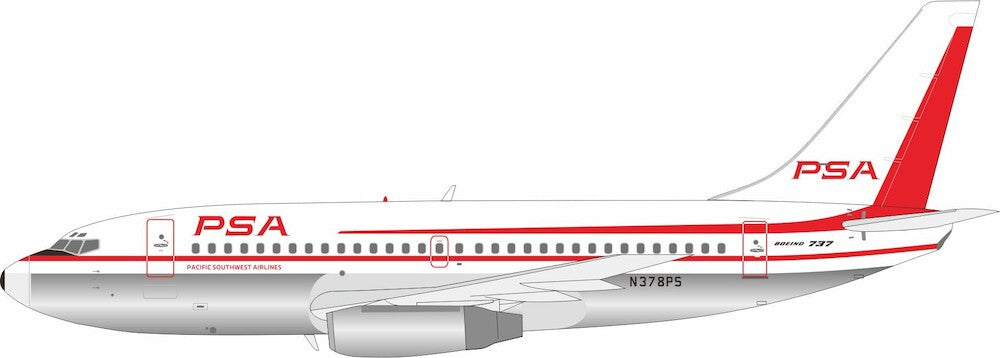 INFLIGHT 200 B737-200 PSA REG: N378PS