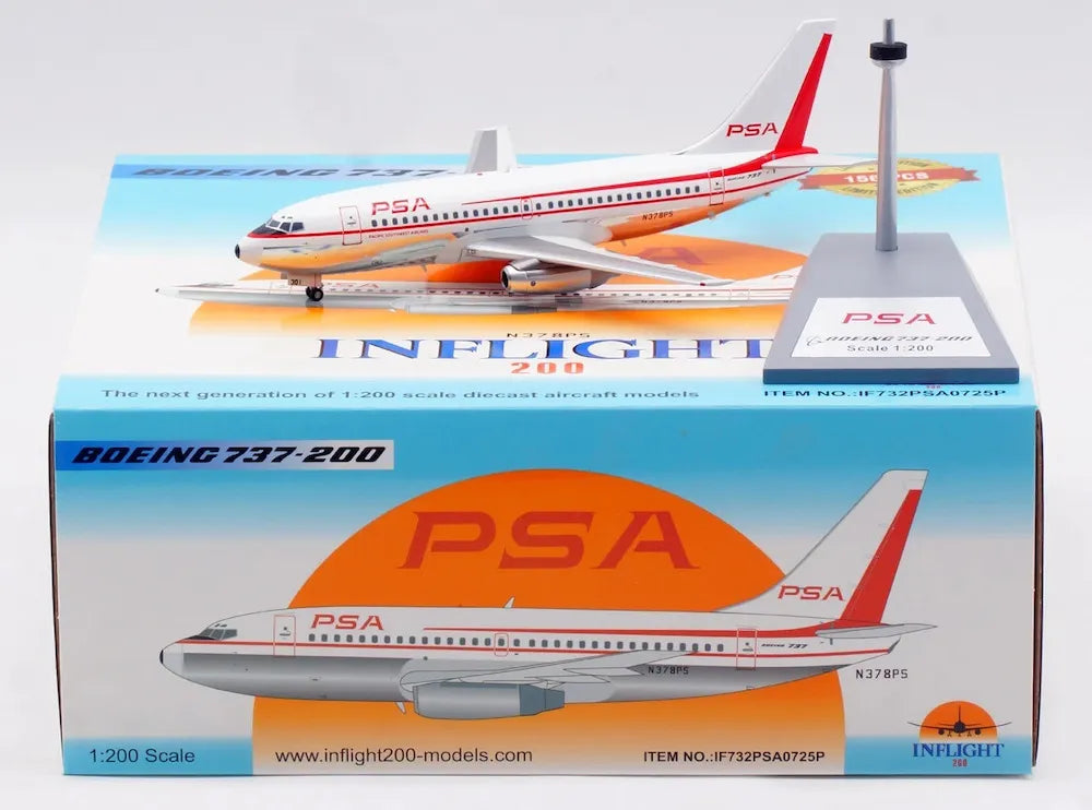 INFLIGHT 200 B737-200 PSA REG: N378PS