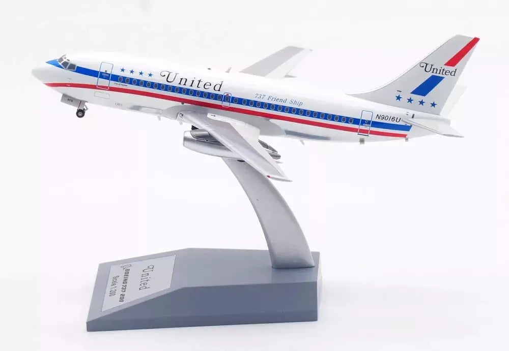INFLIGHT 200 B737-222 UNITED AIRLINES (POLISHED) REG: N9016U