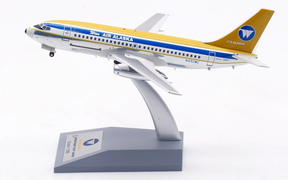 INFLIGHT 200 B737-210C/ADV WIEN AIR ALASKA (POLISHED) REG: N492WC