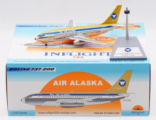 INFLIGHT 200 B737-210C/ADV WIEN AIR ALASKA (POLISHED) REG: N492WC