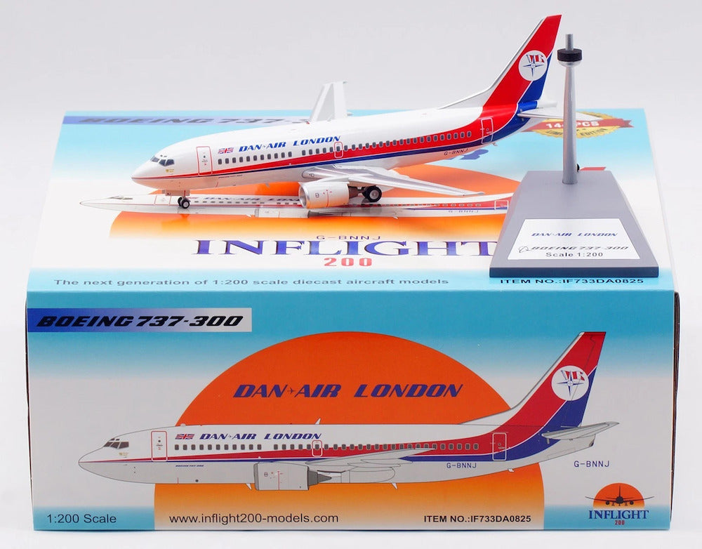 INFLIGHT 200 B737-3Q8 DAN-AIR LONDON REG: G-BNNJ