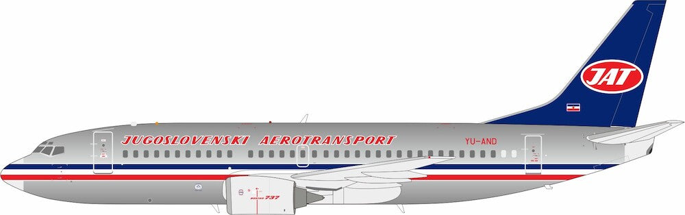INFLIGHT 200 B737-300 JAT YUGOSLAV AIRLINES (POLISHED) REG: YU-AND
