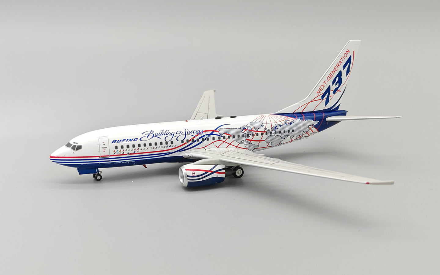 INFLIGHT 200 B737-75B BOEING HOUSE COLOURS "BUILDING ON SUCCESS" REG: N1791B