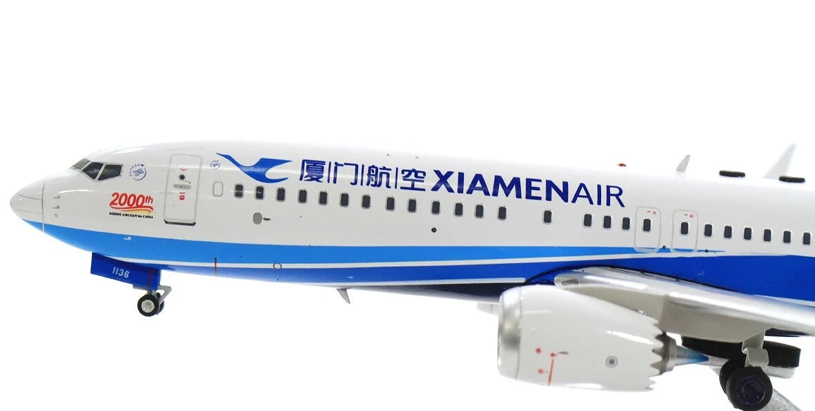 INFLIGHT 200 B737-8 MAX XIAMEN AIRLINES "2000TH" REG: B-1136