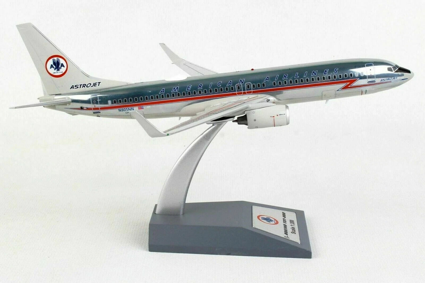 INFLIGHT 200 B737 AMERICAN AIRLINES "ASTROJET" (POLISHED) REG: N905NN