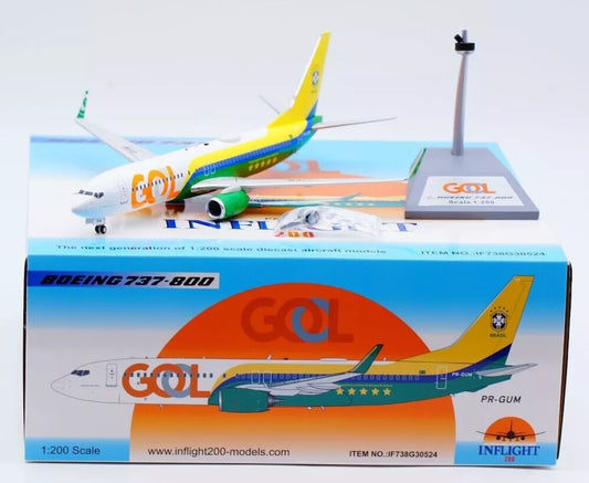 INFLIGHT 200 B737-8EH GOL TRANSPORTES AEREOS REG: PR-GUM
