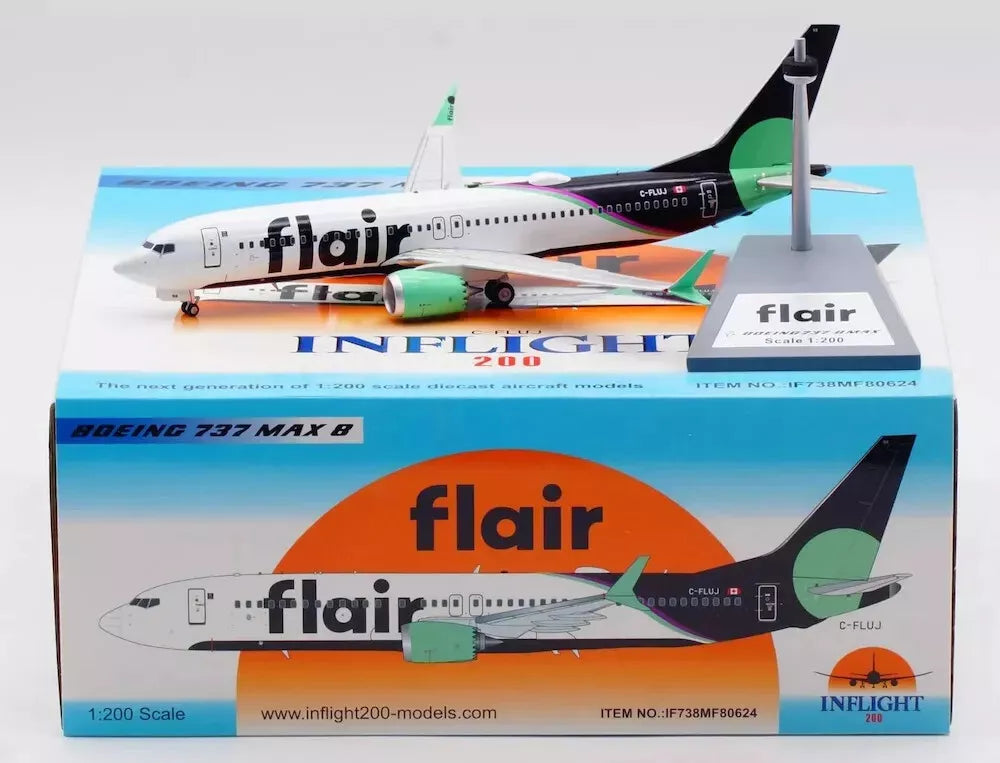 INFLIGHT 200 B737-8 MAX FLAIR AIRLINES REG: C-FLUJ
